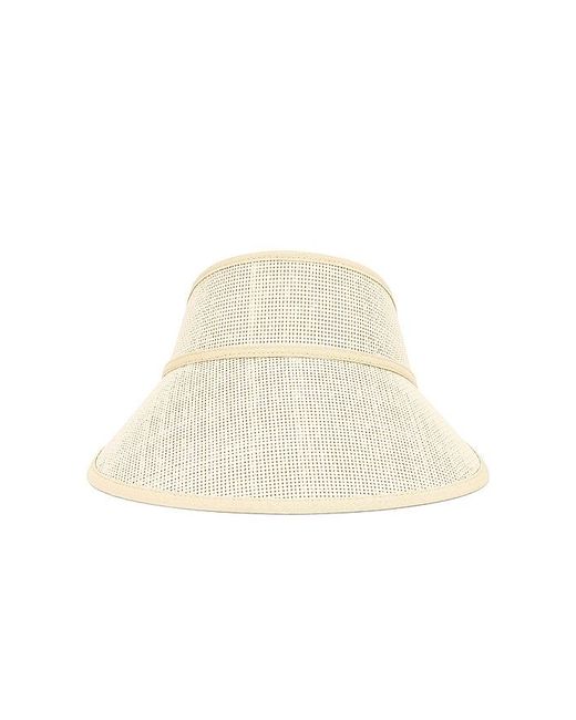 Brixton Brown Newport Straw Visor