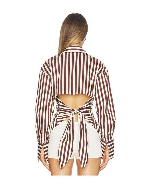 Simon Miller White Loch Poplin Button Up