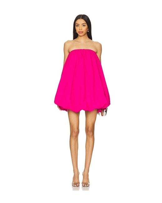 Susana Monaco Pink Poplin Bubble Dress