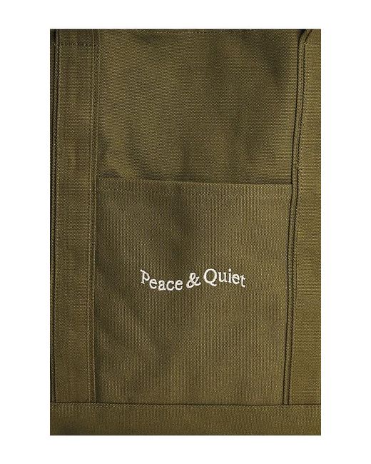 Museum of Peace & Quiet Green Wordmark Boat Tote for men