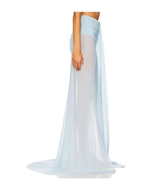 Shani Shemer Blue Isannah Maxi Skirt