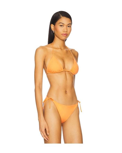 Susana Monaco Orange String Bikini Top