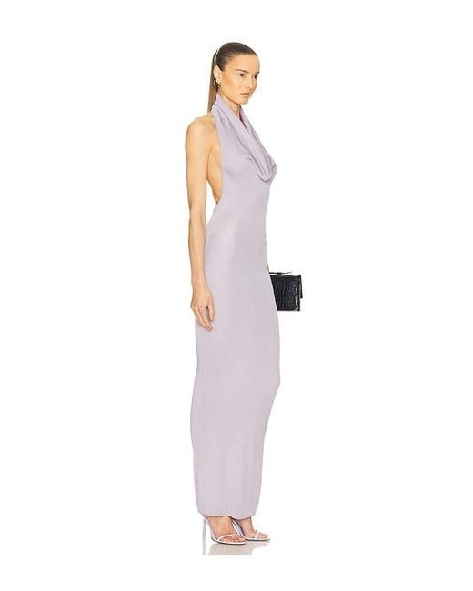 Helsa White Aaliyah Maxi Knit Dress