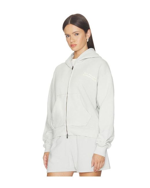 Fear Of God White 90's Full Zip Hoodie
