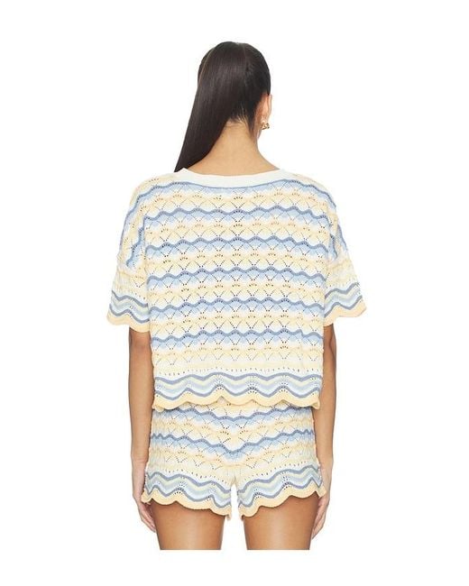LSPACE White Sunchaser Top