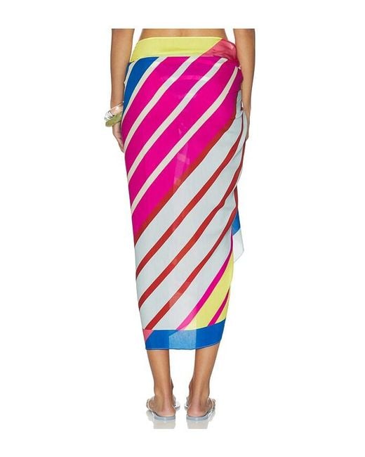 Solid & Striped Red The Long Pareo
