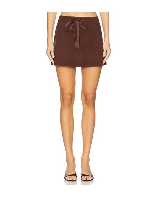 Amelie Teje Tie Up スコート Brown