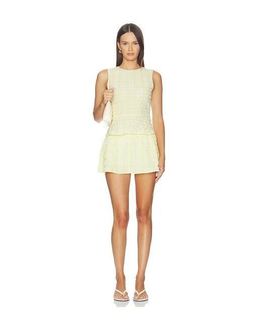 Solid & Striped Yellow The Brinley Skort