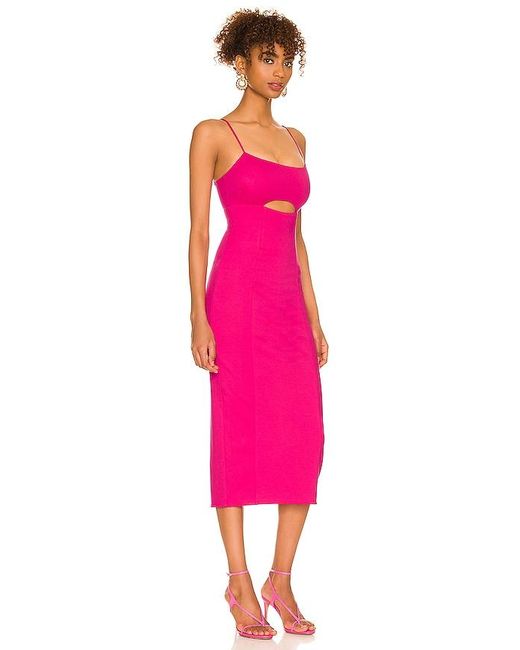Robe Mi-Longue Enzo En. Taille Also En Xs h:ours en coloris Pink
