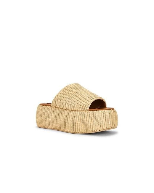 Simon Miller White Raffia Cloudy Platform