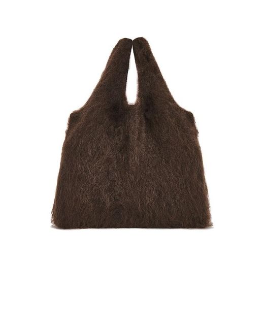 Lisa Yang Brown Gebürstete Tragetasche Oma