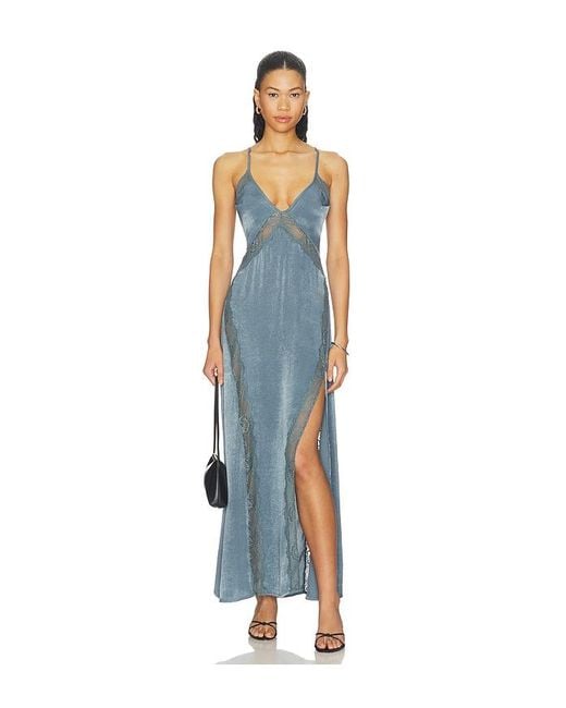 Free People Blue X Intimately Some Kind Of Love Maxi Slip