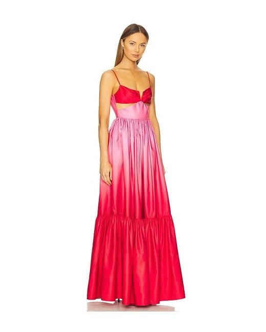 SAU LEE Red Nova Gown