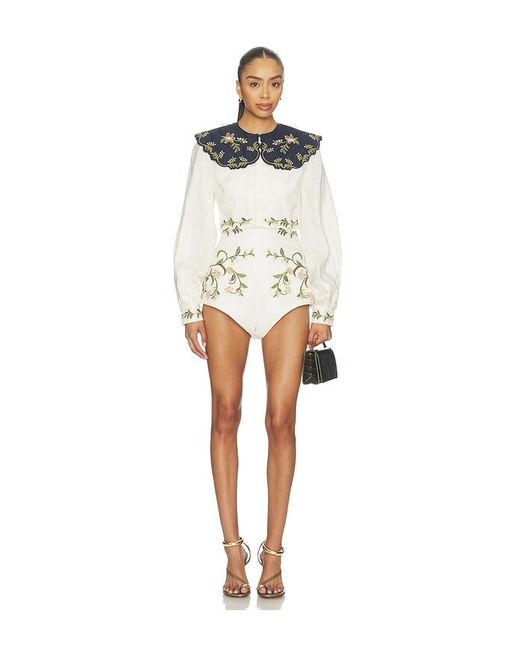 Agua Bendita White Gatti Valle Short