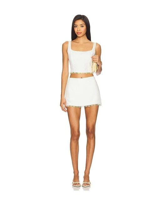 Amanda Uprichard White Jace Top