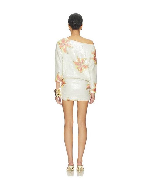 Juliet Johnstone Natural Sequin Disco Dress