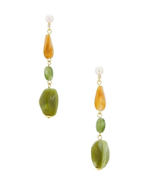 Pendientes Largos Maris En Color Multi Talla Casa Clara de color Multicolor