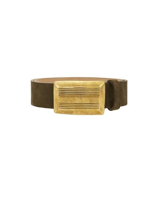 L'Agence Multicolor 'Agence Cebo Grooved Rectangular Belt