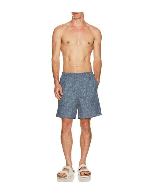 Filson Blue Oxbow Lake Trunks for men