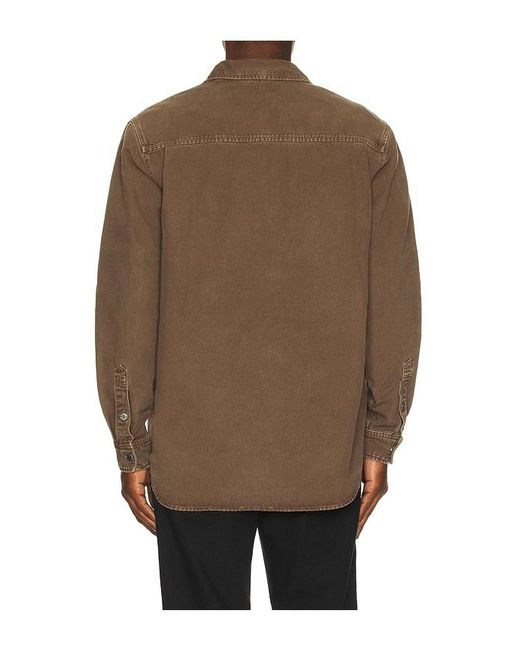 Samsøe & Samsøe Brown Sadamon P Overshirt for men