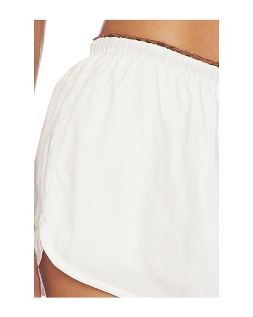 Cin Cin White Teddy Skort