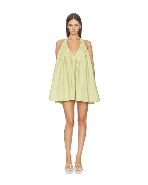 Camila Coelho Yellow Bianca Mini Dress