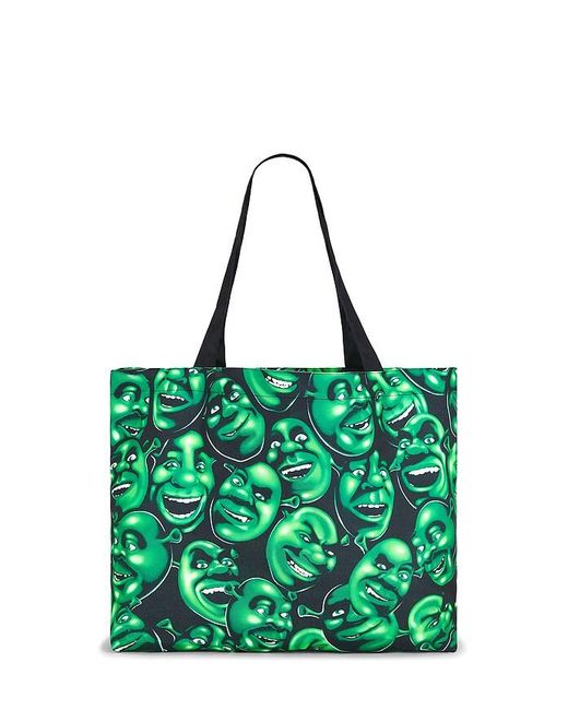 Market Green X Shrek Over Print Tote Bag for men