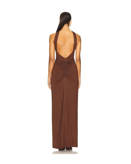 House of Harlow 1960 Brown X Revolve Brandy Gown
