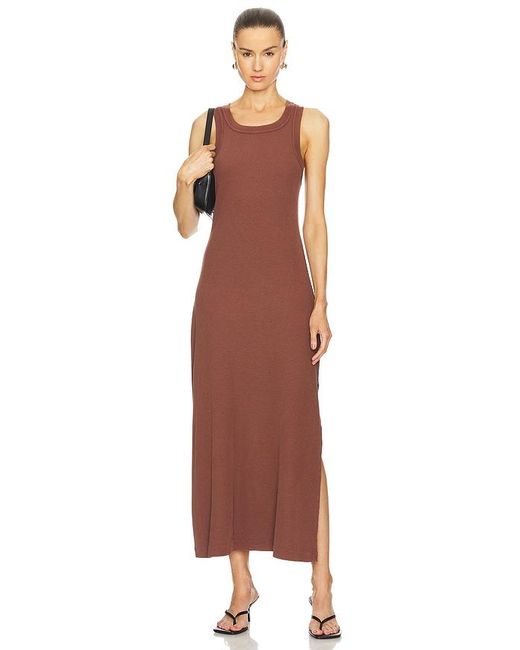 ROBE SANS MANCHES ISABEL Citizens of Humanity en coloris Brown