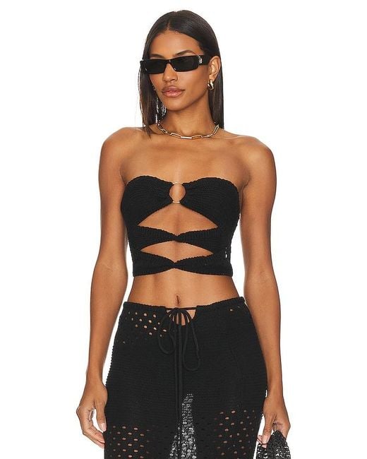 SNDY'S Black X Revolve Whitehaven Top
