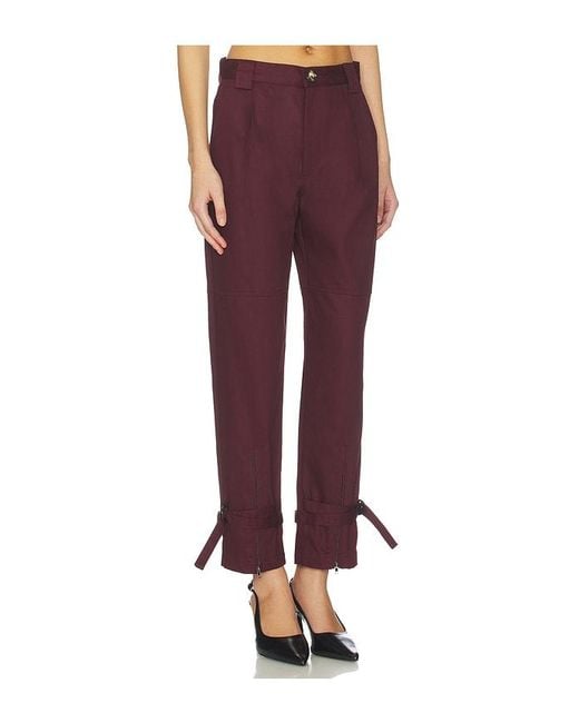 Kimberly Taylor Red Tom Utility Pant