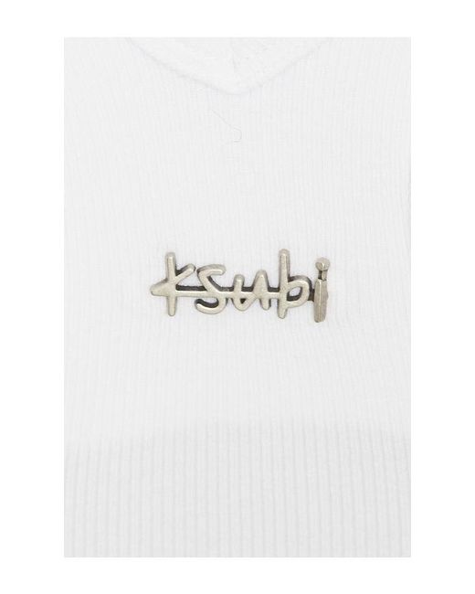 Ksubi Blue Muse Tank Top