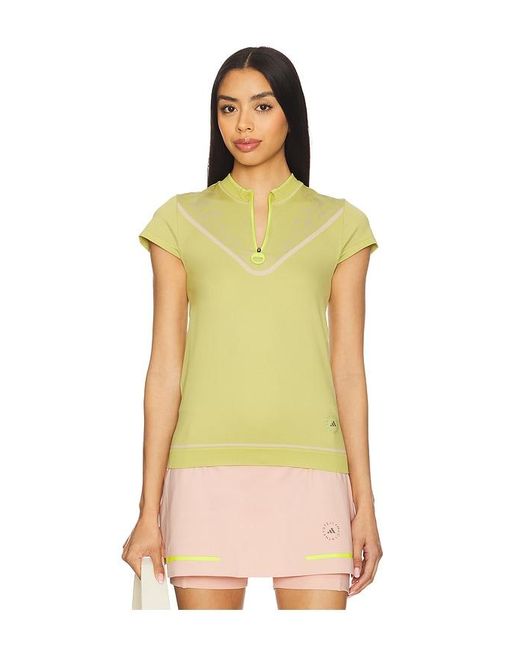 Adidas By Stella McCartney Yellow Truenature Golf Polo Shirt
