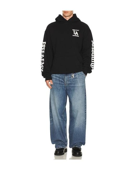 The Hundreds Black X Free And Easy Don'T Trip Hoodie for men