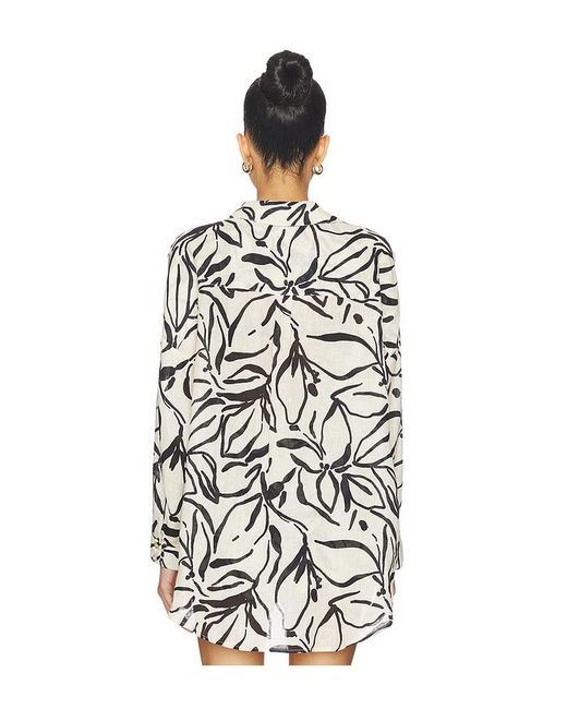 LSPACE White Rio Tunic Top
