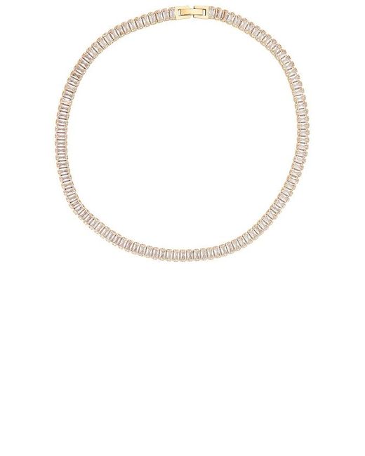 petit moments White Tennis Necklace