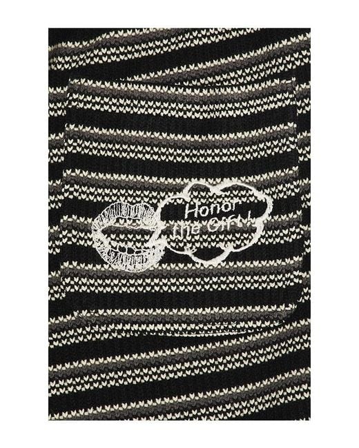 Honor The Gift Black Speak Striped Short for men
