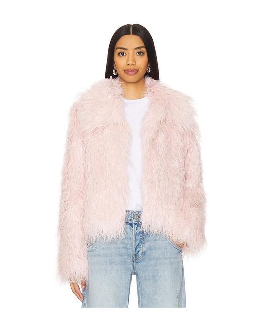 Unreal Fur White Faux Fur Saint Tropez Coat
