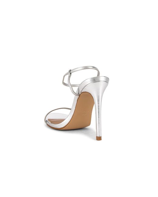 steve madden silver strappy heels