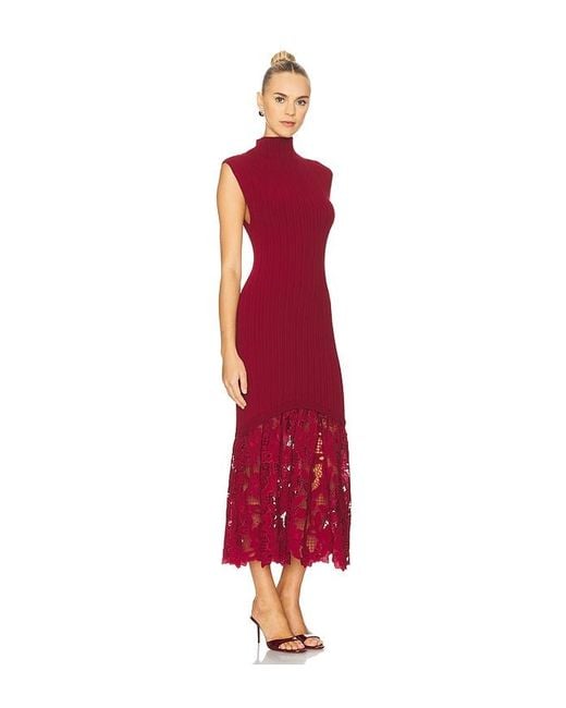 Saylor Red Dimitra Dress