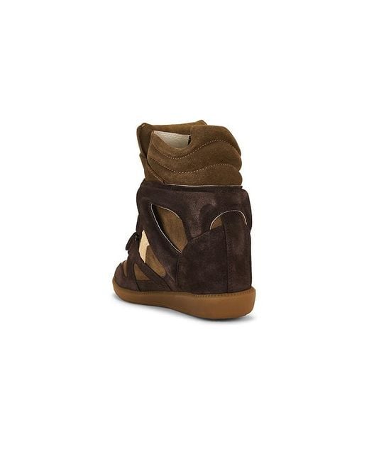 Isabel Marant Brown Bekett Sneaker