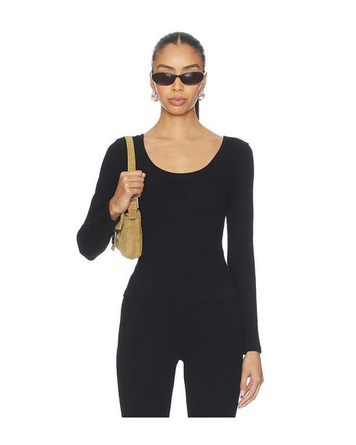 Manga Larga En Color Negro Talla (También En S, Xs) DONNI. de color Black