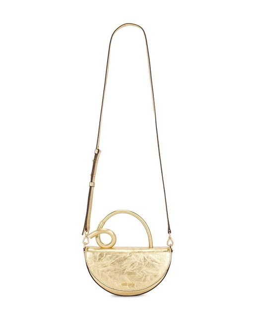 Cult Gaia Metallic Azariah Nano Crossbody Bag