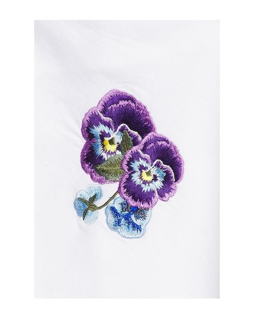Rosewater House White Pansy Bustier