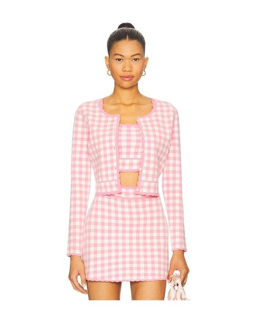 LoveShackFancy Pink Cardigan Bridgette