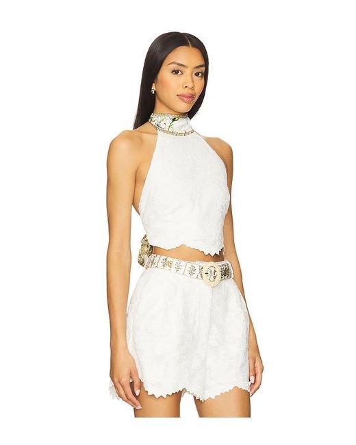 Top Sin Mangas Top En Color Blanco Talla (También En Xs/S) Camilla de color White