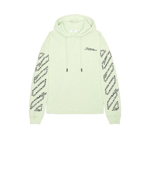 Off-White c/o Virgil Abloh Multicolor Type Arrow Loose Hoodie for men
