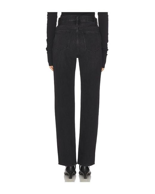 Pistola Black Cassie Petite Super High Rise Straight Jeans