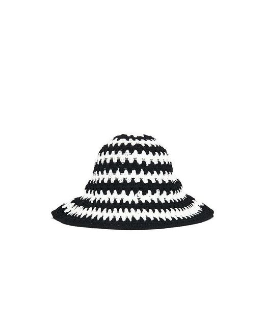 L'academie Black Arriel Crochet Hat