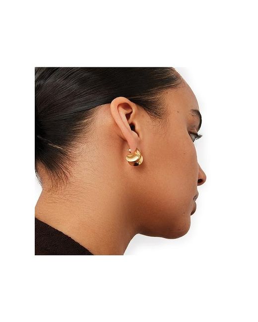 Jenny Bird Metallic Small Paige Puffs Earrings